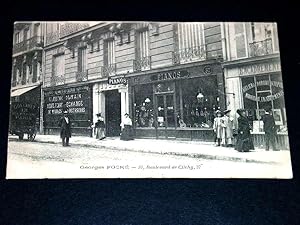 Carte Postale Ancienne - Pianos Georges FOCKE - 37 boulevard de Clichy