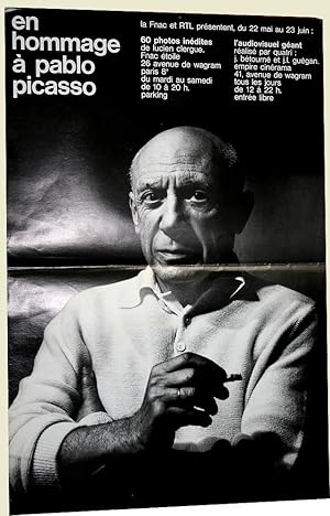 Imagen del vendedor de Affiche En Hommage  Pablo PICASSO. a la venta por JOIE DE LIRE