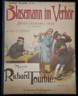 Seller image for Kompositionen fr Pianoforte. Blasemann im Verhr. (Auftrittslied). Maienglck (Salonstck). Waldmorgen. Mutterliebe, treueste Liebe. O Teures Vaterhaus. Der Liebe Paradies. Der Postillon. Gode Nacht. Wie glcklich ach, ist doch die Kinderzeit. Mutterherz. Offensichtlich von Privat whrend der Kriegszeit neu gebunden. for sale by ANTIQUARIAT Franke BRUDDENBOOKS