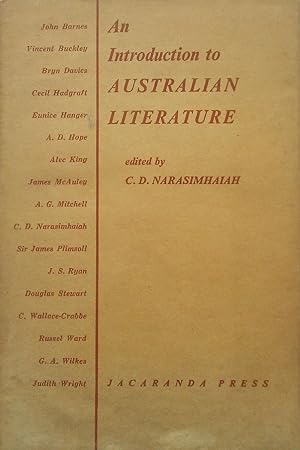 Seller image for An Introduction to Australian Literature. for sale by Banfield House Booksellers
