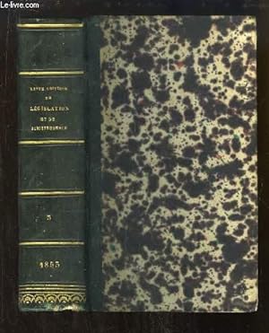 Seller image for Revue Critique de Lgislation et de Jurisprudence. TOME 3 - 3e anne for sale by Le-Livre