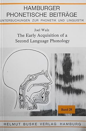 Bild des Verkufers fr The Early Acquisition of a Second Language Phonology zum Verkauf von School Haus Books