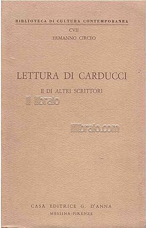 Lettura di Carducci e di altri scrittori
