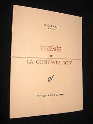 Imagen del vendedor de Thse ou la contestation a la venta por Abraxas-libris