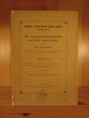 Bild des Verk�ufers f�r Die rezenten Kaustobiolithe und ihre Lagerst�tten. Band I: Die Sapropelite (= Abhandlungen der K�niglich Preussischen Geologischen Landesanstalt. Neue Folge, Heft 55). zum Verkauf von Das Konversations-Lexikon