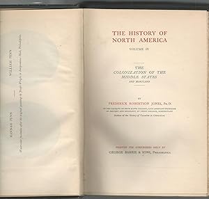 Imagen del vendedor de The History of North America (Volume 4) The Colonization of the Middle States and Maryland a la venta por Dorley House Books, Inc.
