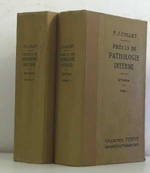 Précis de pathologie interne tome I II