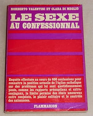 Imagen del vendedor de LE SEXE AU CONFESSIONNAL a la venta por LE BOUQUINISTE