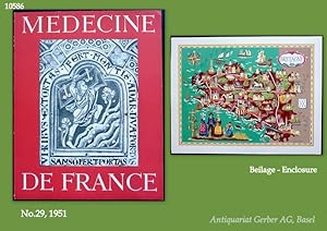 Medecine de France. Panorama de la Pensée médicale littéraire et artistique française. Herausgege...