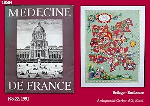 Medecine de France. Panorama de la Pensée médicale littéraire et artistique française. Herausgege...