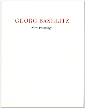 Seller image for Georg Baselitz: New Paintings. for sale by Orpheus Books