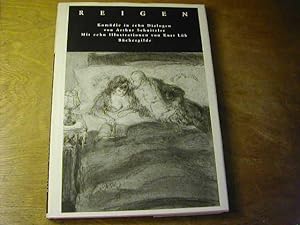Imagen del vendedor de Reigen : Komdie in zehn Dialogen. Mit zehn Ill. von Kurt Lb a la venta por Antiquariat Fuchseck