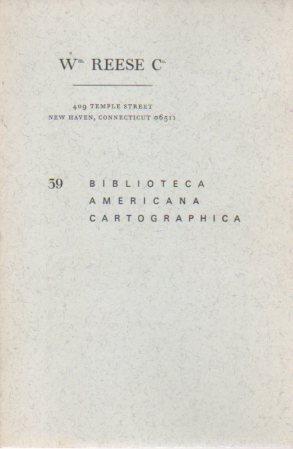 Seller image for Biblioteca Americana Cartographica for sale by Bookfeathers, LLC