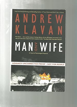 Seller image for MAN AND WIFE for sale by ODDS & ENDS BOOKS