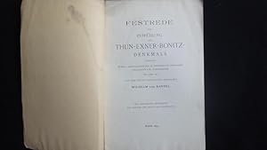 Bild des Verkufers fr Festrede zur Enthllung des Thun-Exner-Bonitz-Denkmals gehalten in der 1.Hauptsitzung der 42. Versammlung deutscher Philologen und Schulmnner am 24.Mai 1893 von dem ersten Prsidenten derselben. zum Verkauf von Malota