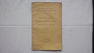 Bild des Verk�ufers f�r Bericht �ber die Vorarbeiten zur Herausgabe des Erg�nzungsbandes der Salzburgischen Taidinge. zum Verkauf von Malota