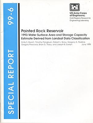Bild des Verkufers fr Painted Rock Reservoir, 1993, Water Surface Area and Storage Capacity Estimate Derived from Landsat Data Classification zum Verkauf von Sylvain Par