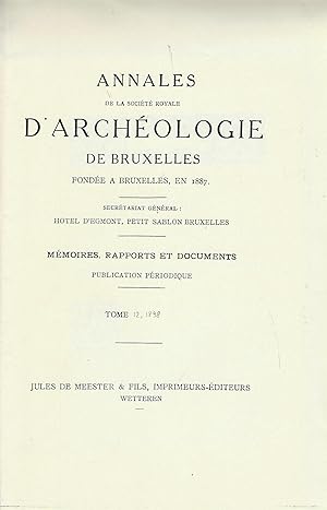 Imagen del vendedor de Rapport sur les recherches et les fouilles faites en 1895 et en 1896 au profit de la Section d'Ethnographie des muses de l'Etat a la venta por Librairie Archaion