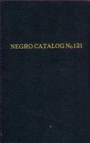 The Negro in America and Africa (Black Literature Catalog #121)