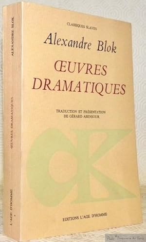 Seller image for Oeuvres dramatiques. Traduction et prsentation de Grard Abensour. Collection Classiques slaves. for sale by Bouquinerie du Varis