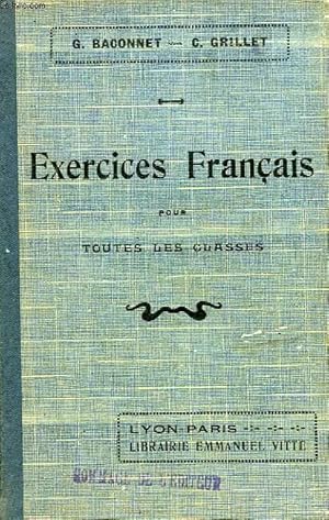 Seller image for EXERCICES FRANCAIS POUR TOUTES LES CLASSES for sale by Le-Livre