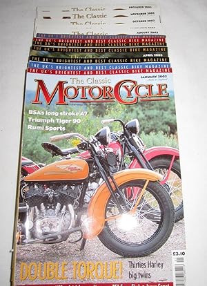 The Classic MotorCycle, 2002, June, July, August, Sept, Oct, November,or December, Price is Per I...