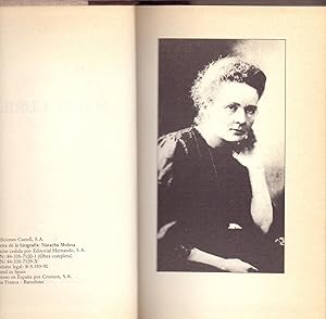 Bild des Verkufers fr MARIA CURIE (coleccion Grandes Personajes) (Edicion conmemorativa del 75 aniversario, ediciones castell) zum Verkauf von Libreria 7 Soles