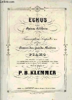 Seller image for ECHOS DES OPERAS CELEBRES for sale by Le-Livre