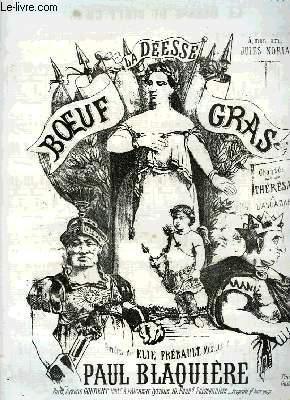 Bild des Verkufers fr LA DEESSE DU BOEUF GRAS zum Verkauf von Le-Livre