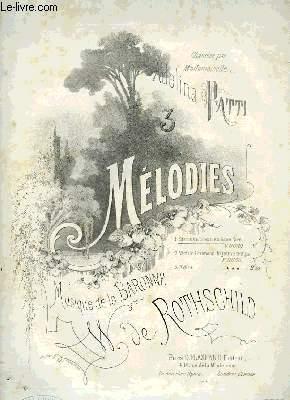 Seller image for 3 MELODIES for sale by Le-Livre