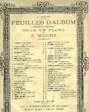 Seller image for FEUILLES D'ALBUM for sale by Le-Livre