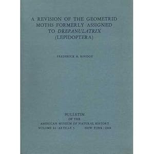 Image du vendeur pour A Revision of the Geometrid Moths Formerly Assigned to Drepanulatrix (Lepidoptera) mis en vente par Buteo Books