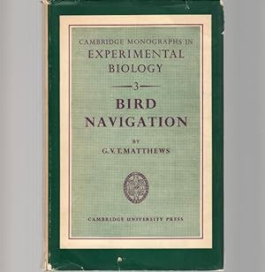 Seller image for Bird Navigation - Cambridge Monographs In Experimental Biology 3 for sale by Buteo Books