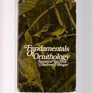 Image du vendeur pour Fundamentals of Ornithology mis en vente par Buteo Books
