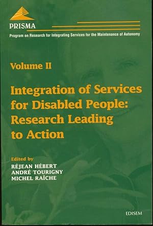 Image du vendeur pour Integration of Services for Disabled People: Research Leading to Action mis en vente par Book Dispensary