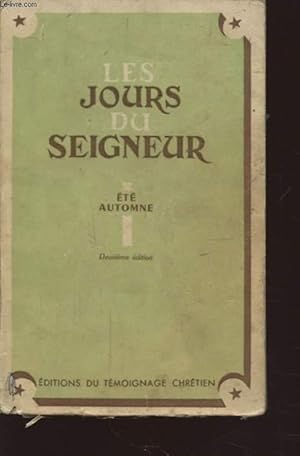 LES JOURS DU SEIGNEUR TOME 1 : ETE AUTOMNE