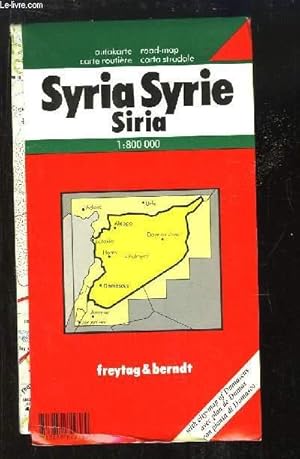 Bild des Verkufers fr Carte Routire de la Syrie. Echelle 1 / 800000 zum Verkauf von Le-Livre