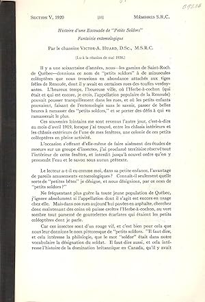 Seller image for HISTOIRE D'UNE ESCOUADE DE PETITS SOLDORS FANTAISIE ENTOMOLOGIQUE. for sale by Legacy Books