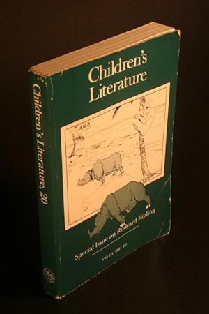 Bild des Verkufers fr Children's Literature. Volume 20. Special Issue on Rudyard Kipling. zum Verkauf von Steven Wolfe Books
