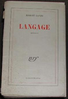 Bild des Verkufers fr Langage, pomes. zum Verkauf von alphabets