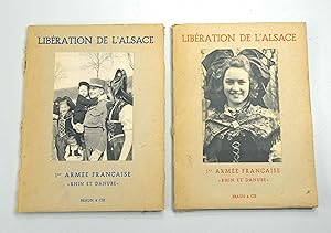 Liberation de l'Alsace - 1ere Armee Francaise - Rhin et Danube - 1° et 2° séries.