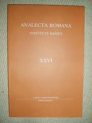 Immagine del venditore per Analecta Romana Instituti Danici : XXVI venduto da Expatriate Bookshop of Denmark
