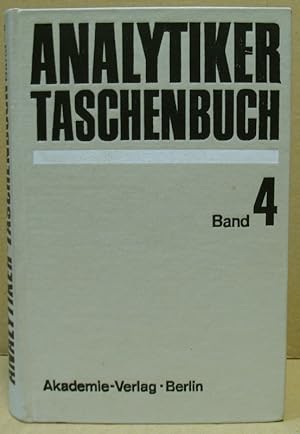 Analytiker-Taschenbuch, Band 4.