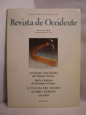 Image du vendeur pour Revista De Occidente n 5/6 - Marzo/Abril 1976 : Antonio Machado Por Dmaso Alonso. Tres cartas De Machado a Ortega. La Flecha Del Tiempo. Sueiro. Jackson. Galds mis en vente par Librera Antonio Azorn