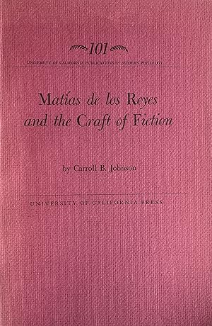 Image du vendeur pour Matas de los Reyes and the craft of fiction. mis en vente par Jack Baldwin Rare Books