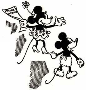 Mickey and Minnie Mouse (Minnie's Menu).