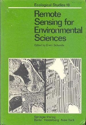 Remote Sensing for Environmental Sciences.