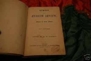 1859 - 1860 HAMASAEF: The Hebrew Review and Magazine for Jewish Literature: The journal of Hebrew...
