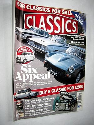 Classics Magazine, November 2001 (a Motorcar Automobile Monthly magazine)