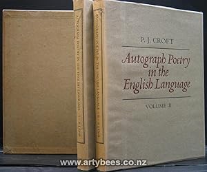 Autograph Poetry in the English Language. Facsimiles of Original Manuscripts from the Fourteenth ...